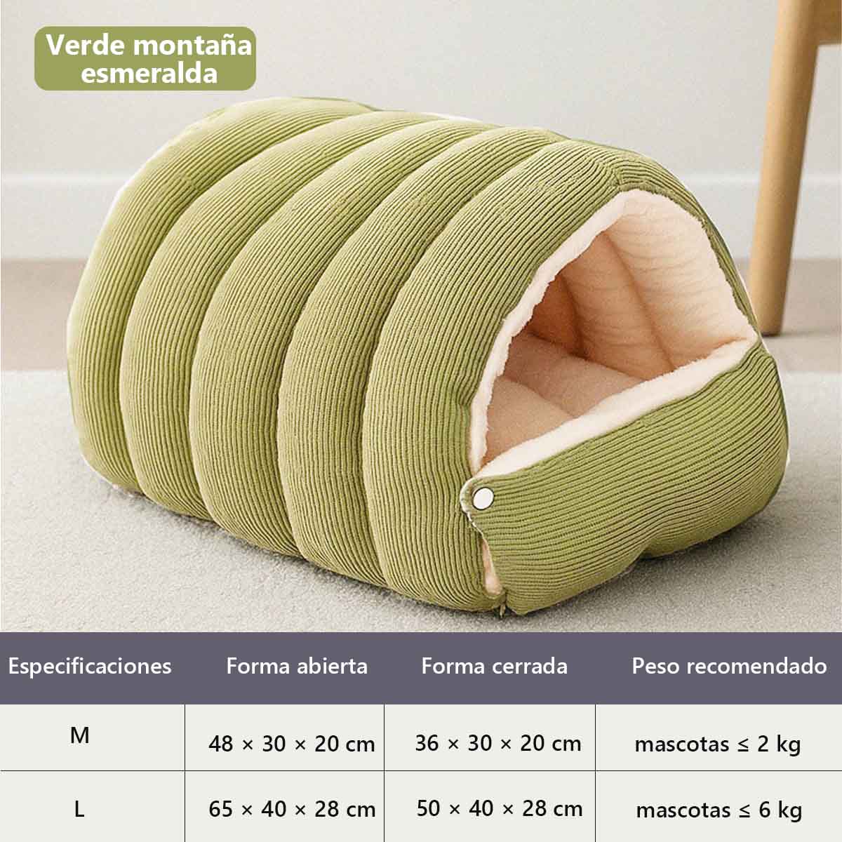 Cama cerrada y desmontable para gatos, tamaño grande y acolchada, cálida para invierno, con sensación de seguridad, apta para todas las estaciones; también se puede usar como cama para perros.