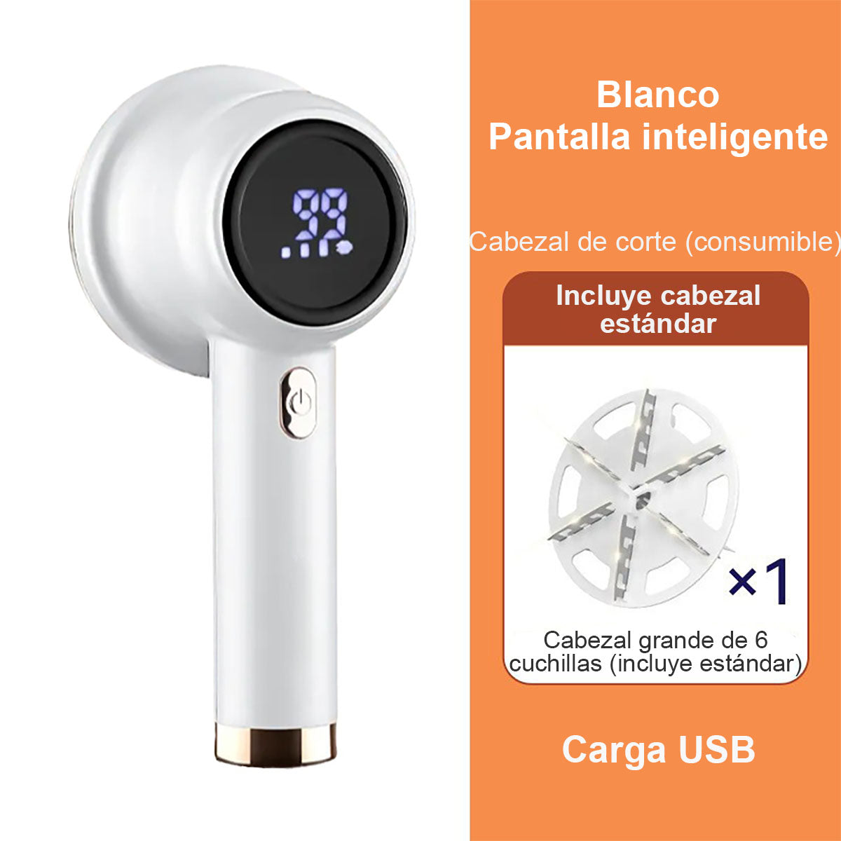 Afeitador de bolitas de tela eléctrico, removedor de pelusas USB recargable, máquina doméstica para quitar bolitas de suéteres y eliminar pelusa.